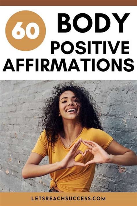 60 Body Positive Affirmations To Improve Your Body Image