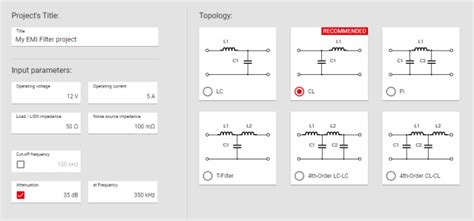 Redexpert Emi Filter Designer Tool Simplifies Emc Filter Design Eeweb