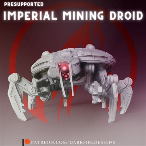 imperial mining droid  resin engine