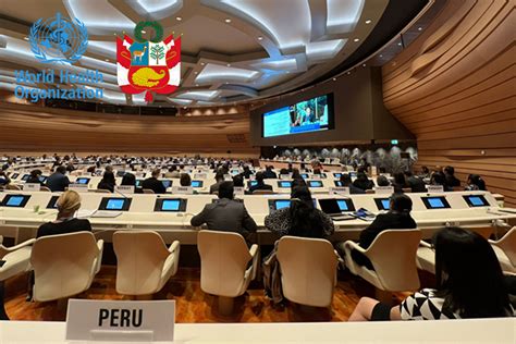 Perú Logra Histórica Adopción De Resolución En 76 Asamblea Mundial Luis Chuquihuara