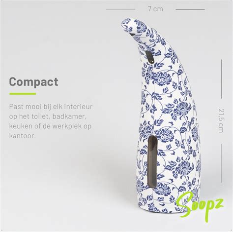 Flower Power Comfort SET Automatische zeepdispenser Met Soopz Aloë