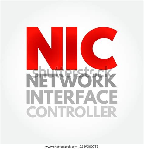 Nic Network Interface Controller Computer Hardware Stock Vector (Royalty Free) 2249300759 ...