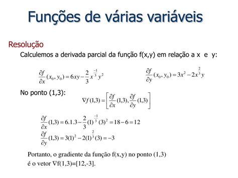 PPT Funções de várias variáveis PowerPoint Presentation free