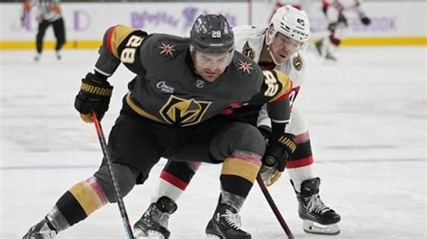 Carrier Scores Nifty Goal Golden Knights Beat Senators Everythinggp