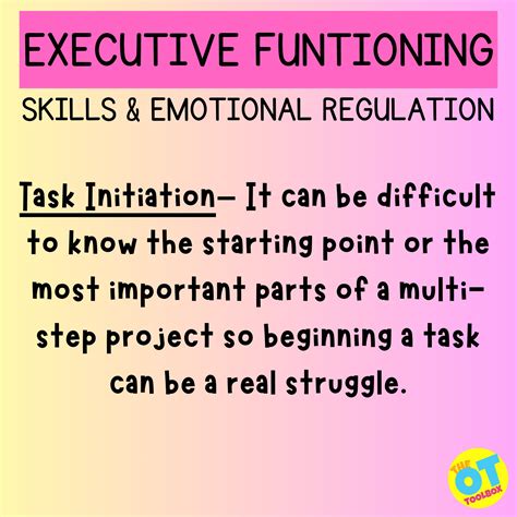Executive Functioning... - Executive Functioning Toolbox