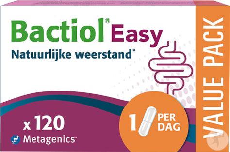 Metagenics Bactiol Easy Natuurlijke Weerstand 120 Capsules Newpharma