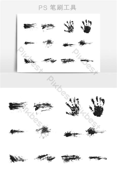 Blood Handprint Blood Stain Effect Brush | JPG Free Download - Pikbest