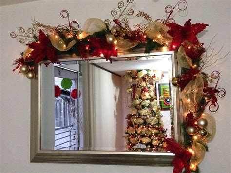 Creative Mirror Decoration For Christmas Ideas To Add Some Sparkle To