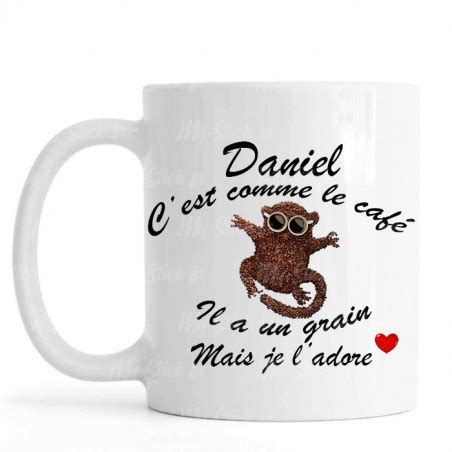 Mug personnalisé avec prénom masculin recto verso c est comme le café