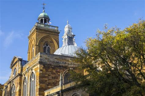 All Saints Church in Northampton Stock Photo - Image of tower ...