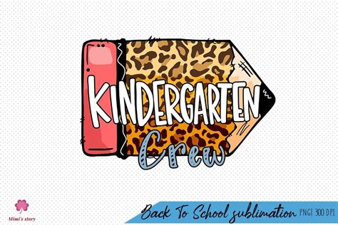 Kindergarten Sublimation Graphic By Mimis Story · Creative Fabrica