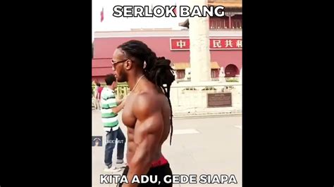 Muscle Guy Walk Meme Ulisses Jr Walking In Beijing Youtube