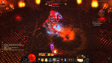 Diablo Monk Inferno Kill Butcher Secs Youtube