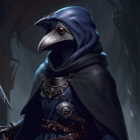 AI Art Generator: Kenku monk, follower of Levistus, wearing a dark ...