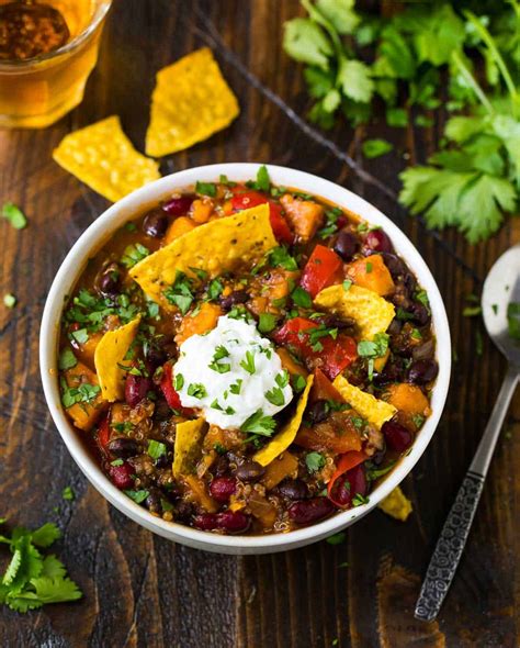 Instant Pot Vegetarian Chili Healthy And Quick Wellplated