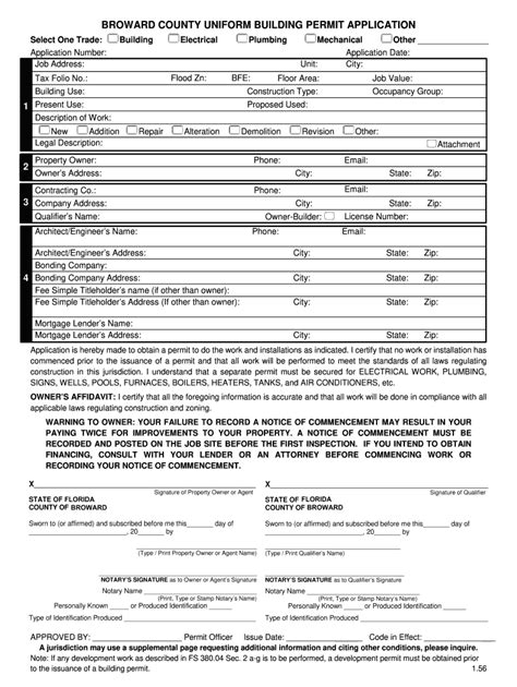 Dania Beach Building Department Permit Forms