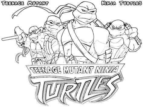 Teenage Mutant Ninja Turtles Coloring Pages Nickelodeon