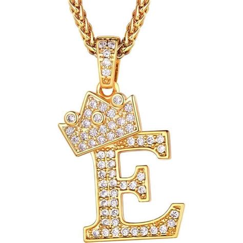 Collier Lettre Initiale Pr Nom Pendentif Alphabet Lettre A Z Bling