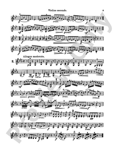 Haydn Three Duets Op 99 Duet No 2 Violin II Part Digital Sheet