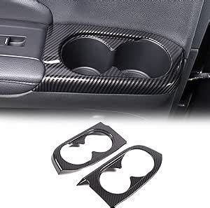 Amazon HIRUFAIT 2PCS Rear Door Cup Holder Panel Frame Cover For