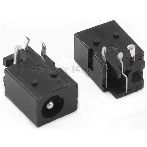 10Pcs DC 023 4 0mm X 1 7mm Black DC Power Jack Socket Connector DC023 4