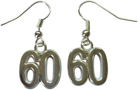 60th Birthday Earrings Uk Fashion