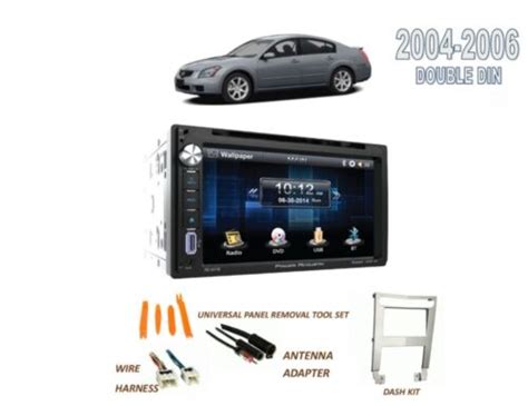 For 2004 2006 NISSAN MAXIMA DOUBLE DIN CAR STEREO KIT BLUETOOTH