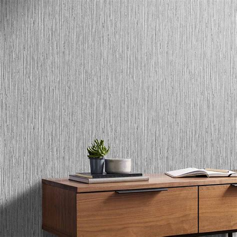 Grasscloth Texture Gray Wallpaper Gray Wallpaper Graham And Brown