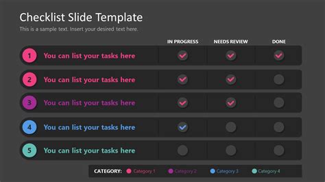 Free Checklist Slide Template for PowerPoint & Google Slides