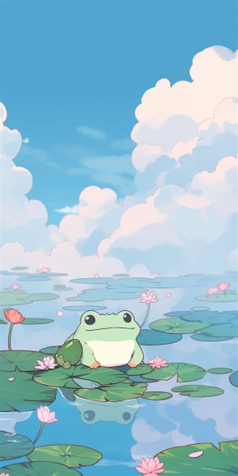 cute frog wallpaper in 2024 | Frog wallpaper, Cute wallpapers, Iphone ...