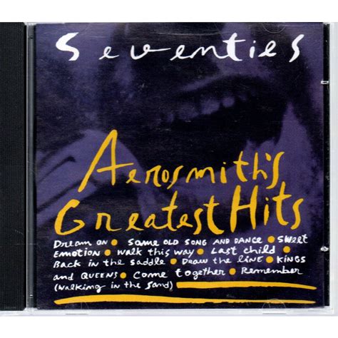 CD AEROSMITH GREATEST HITS SEVENTIES NACIONAL SONY Shopee Brasil