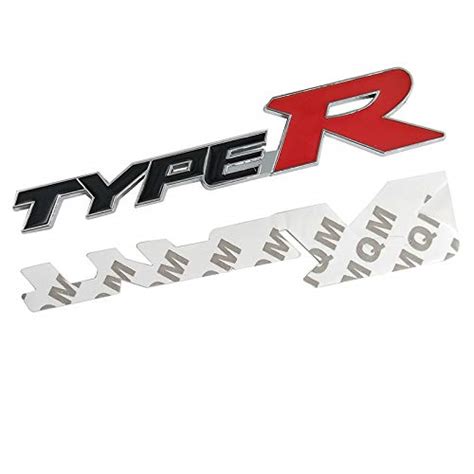 Buy 3D Metal Car Sticker Auto Badge Emblem Type R Logo Decal For Honda