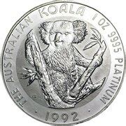 Dollars Elizabeth Ii Rd Portrait Koala Platinum