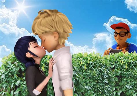 Nino Catches Adrien And Marientte Kissing Miraculous Ladybug Edit