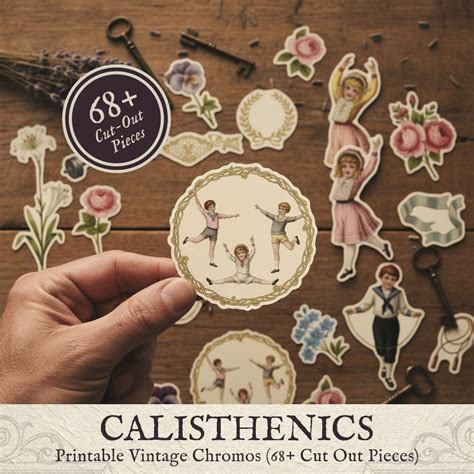 Vintage Calisthenics Printable