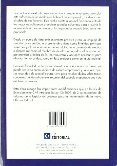 Gestión de Impagados Cómo Prevenir Morosidad 9788492735396