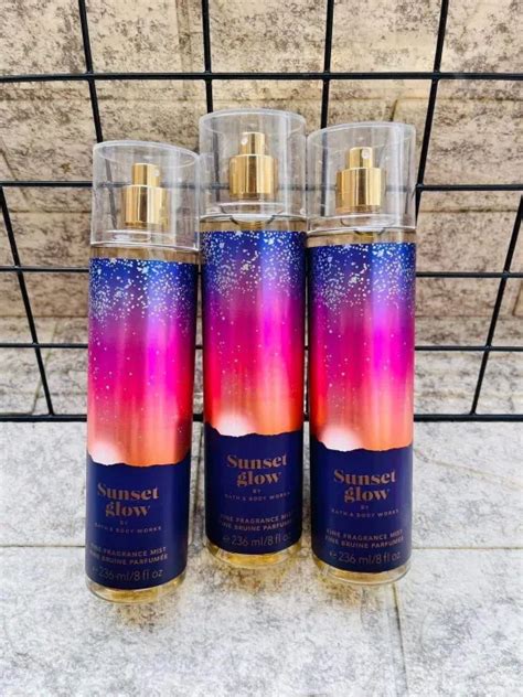 Authentic Bath And Body Works Sunset Glow Fragrance Mist Ml