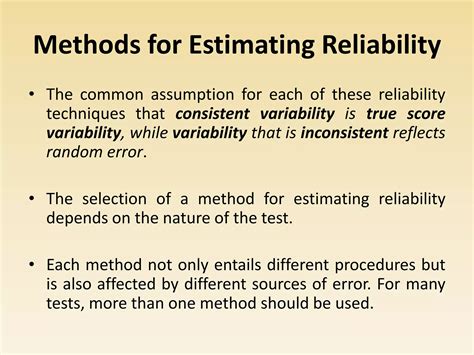 Which Is True About Test-retest Reliability 5