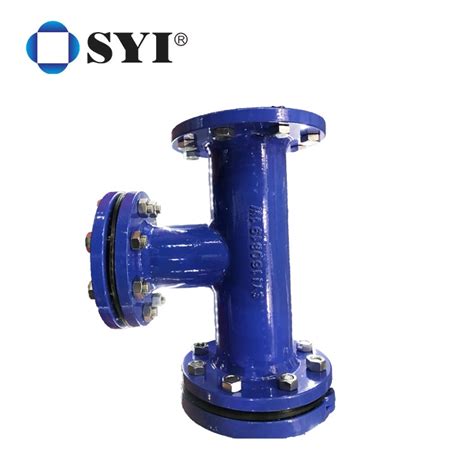 Syi Ductile Iron Flanged Spigot Pipe Fittings With Epoxy Coated Pn10 16