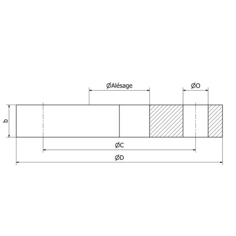 ISO Welding Flat Flange PN 25 40 Type 01A 316L SOFRA INOX