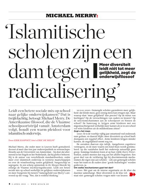 Pdf Islamitische Scholen Zijn Een Dam Tegen Radicalisering