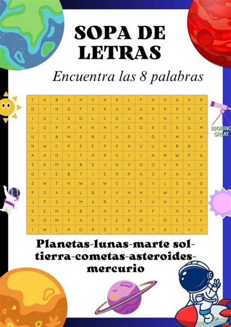 Sopa De Letras Sistema Solar Ficha Interactiva Topworksheets Cloobx Hot Girl