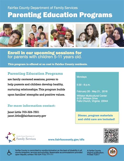 Parenting Education Programs — Culmore Clinic