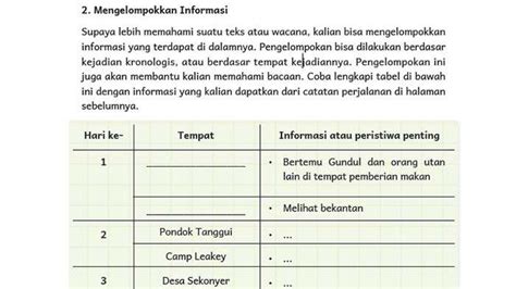 Kunci Jawaban Bahasa Indonesia Kelas 6 Sd Kurikulum Merdeka Halaman 69