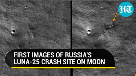 Russia's Luna-25 Creates 10 Meter Crater After Crash On The Moon ...