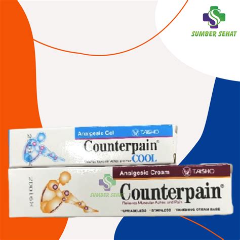 COUNTERPAIN CREAM 120 GRAM BUNDLING COUNTERPAIN COOL CREAM 30 GRAM