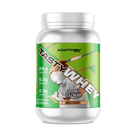 Tasty Whey W Gourmet G Coco Adaptogen Science