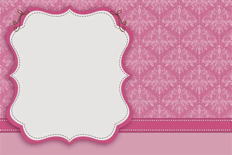 Damascos Rosa Invitaciones Para Imprimir Gratis Ideas Y Material Gratis Para Fiestas Y