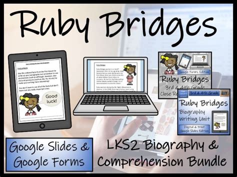 Lks2 Ruby Bridges Biography And Reading Comprehension Bundle Digital