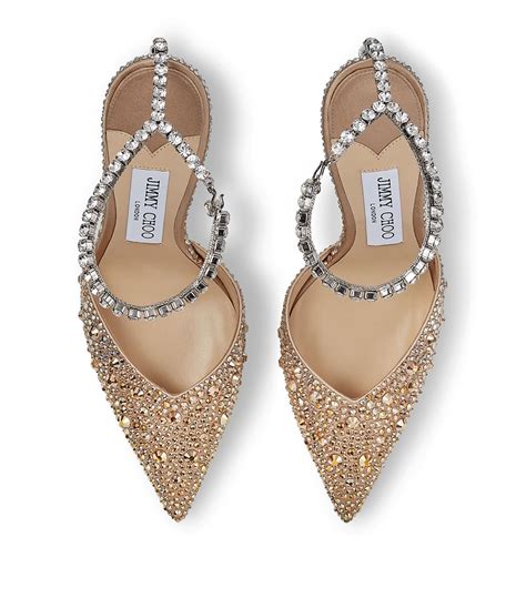 Womens Jimmy Choo Multi Saeda 100 Crystal Embellished Pumps Harrods